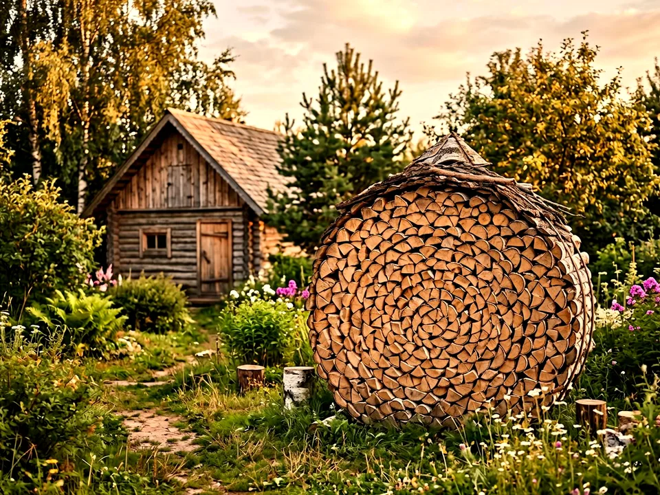 Дуб + укладка в дровник, Казань, переулок Дровяная, 39А